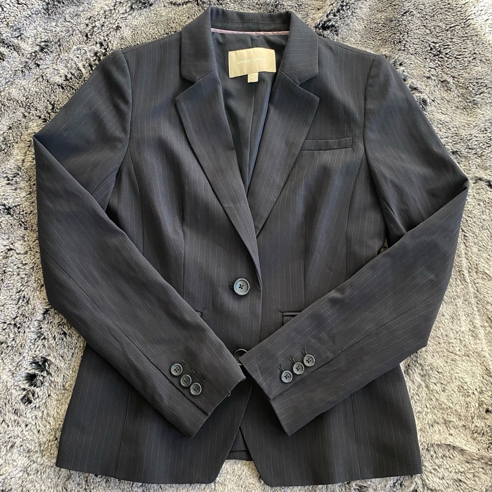 Banana Republic Pinstripe Blazer